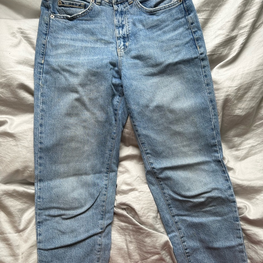 Garage Light Blue Straight Leg Jeans - Picture 2 of 5